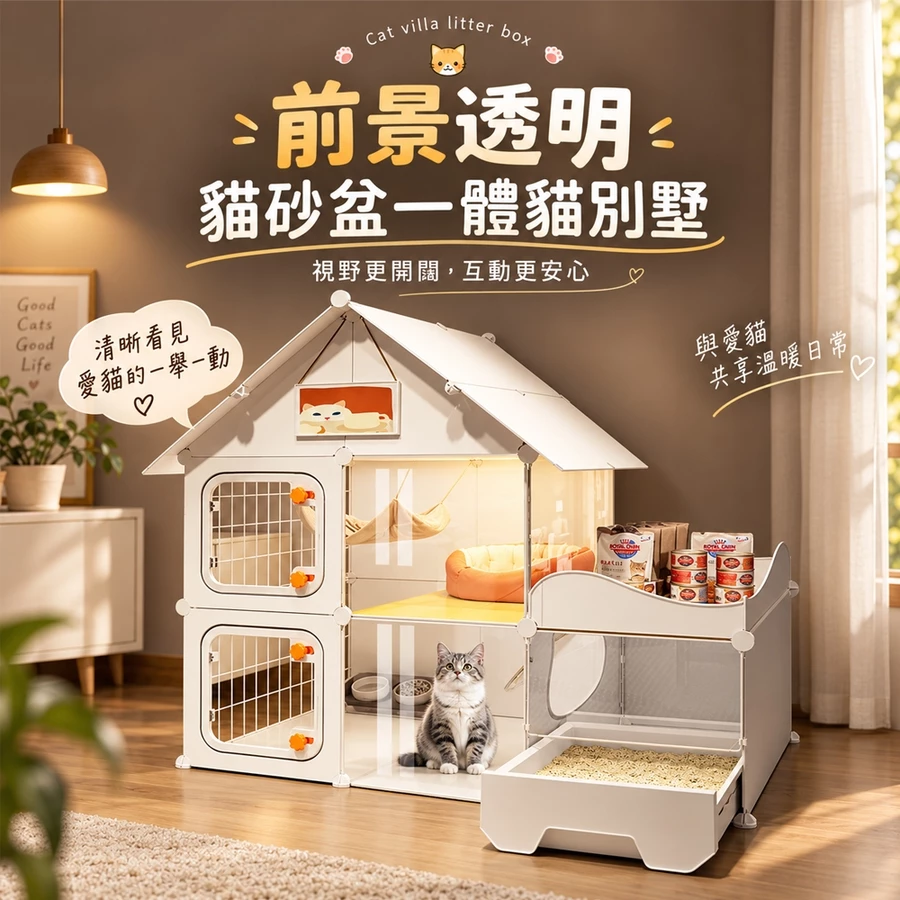 超可愛大型貓舍
